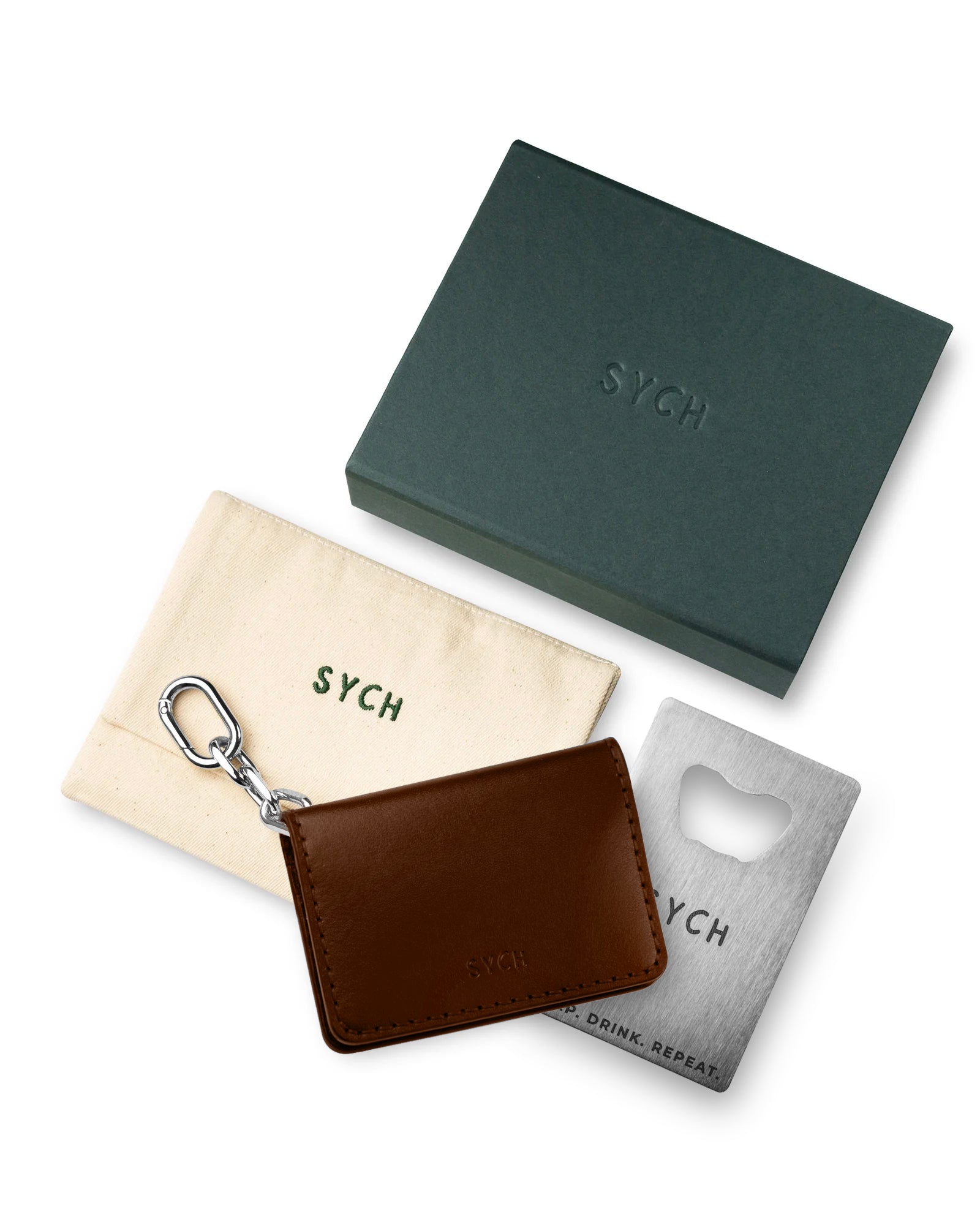CARDHOLDER BROWN CARABINER